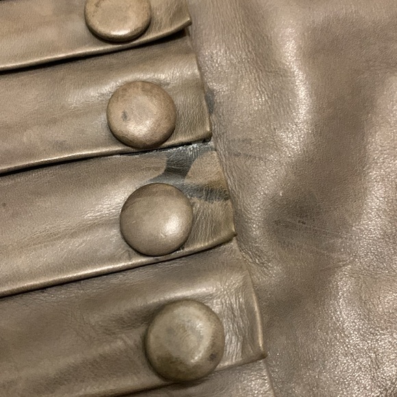 Mix Mooz heeled button boots with side zip, real leather - Picture 2 of 4